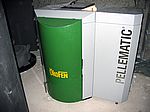Unser Pelletheizkessel - endlich an Ort und Stelle!