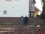 Der Bauherr mit seinem Vater