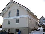 Der Aufgang zum Haus ist momentan eine Rutschpartie