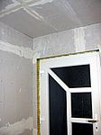 Der Rigips im Treppenhaus ist dran