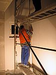 Der letzte Streifen - dann kann die Treppe endlich kommen!