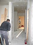 Auch der Flur ist schon beplankt
