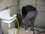 Den Gartenschlauch hatten uns dankenswerterweise die Nachbarn geliehen...