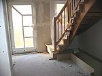Die Kellertreppe wird verschalt