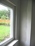 Endlich sind auch die Fensterlaibungen beplankt und verspachtelt...