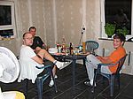 Abends dann Grillparty mit Micha und Dennis