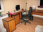 Das vorläufige provisorische Arbeitszimmer