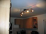 Endlich - die erste Lampe hängt wieder!