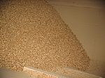 ...unsere Pellets! Vier Tonnen sind es erst mal.