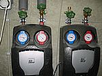 Für Technikfreaks: Außentemperatur 9 Grad, Vorlauftemperatur 38 Grad, Raumtemperatur 21 Grad