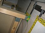Die Giebelseite ist nun auch verklebt