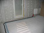 Das Schlafzimmer (hier fehlt noch die obere Dämmung für den Rücklauf)