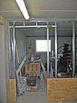 Der Türsturz für das künftige Gästezimmer