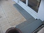Endlich kommt man ohne Klettern auf das Garagendach, unseren künftigen Balkon