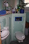 Auch das WC soll im kommenden Frühjahr fertig gefliest werden