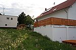 Das Balkongeländer ist jetzt auch komplett fertig