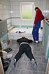 Letzte Kontrolle: Ist auch alles richtig dicht?