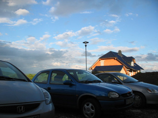 Wilde Abendstimmung